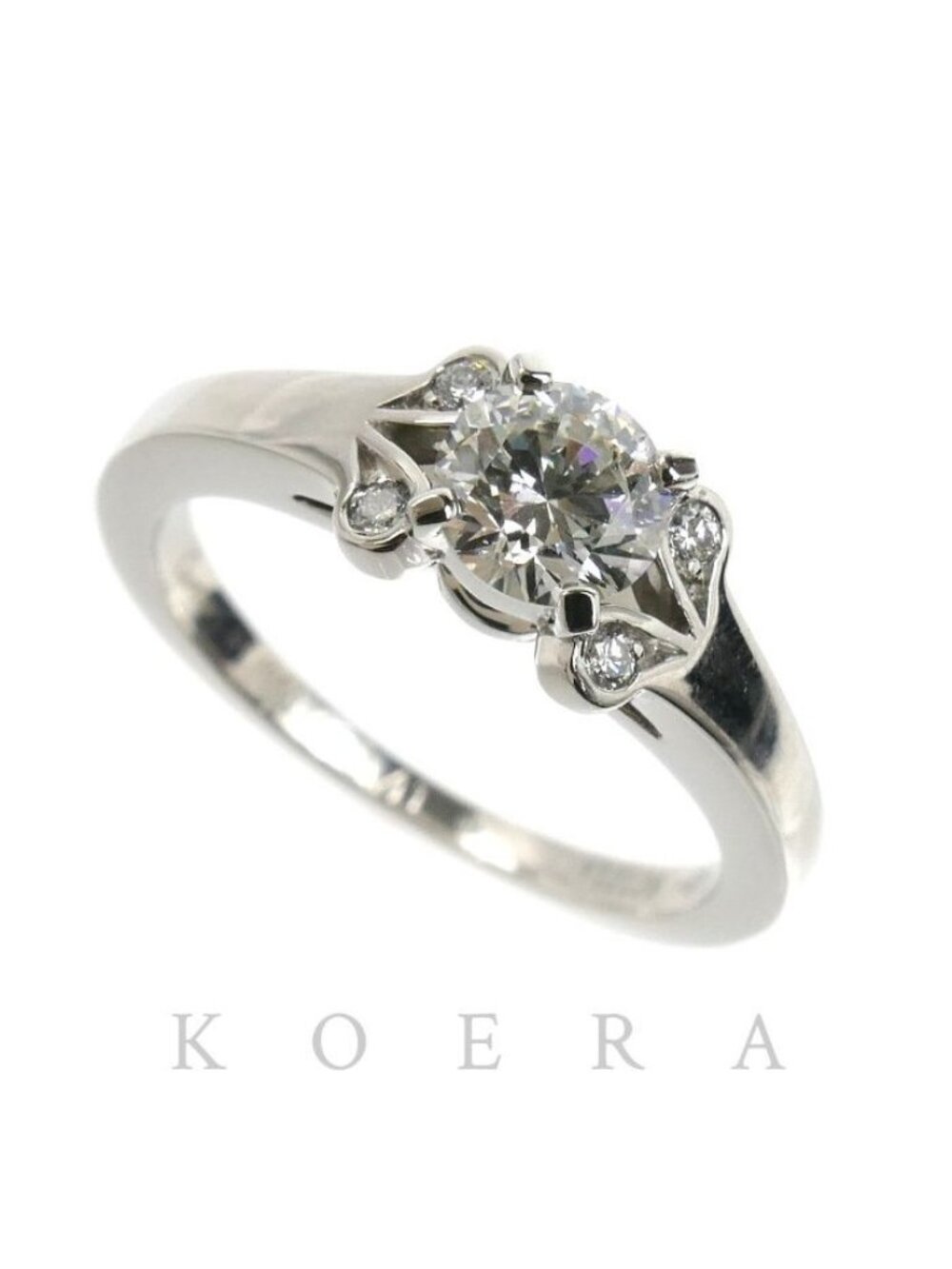 Cartier Platinum Ballerina Solitaire Ring Diamond